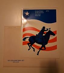 1973 Souvenir Mint Set Mini Album Stamp USPS Folder | eBay