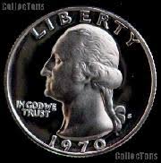 1970-S Washington Quarter PROOF Coin 1970 Quarter - $1.99