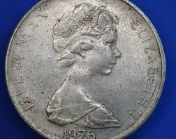 REPRODUCTION -1976 Isle of Man One Crown Coin ...