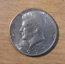1977-D JOHN F KENNEDY HALF DOLLAR FIFTY CENTS DENVER AMERICA ...