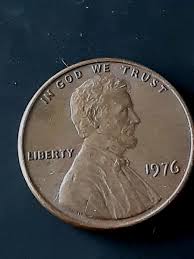 1976 LINCOLN PENNY NO MINT MARK * FINE * AU ! *RARE - FINISH ...