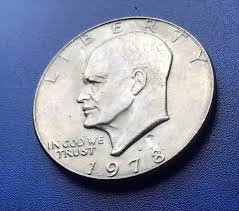 1978 D Eisenhower Dollar Obverse STRUCK THRU ERROR | eBay