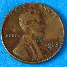1963 D Lincoln Penny Coin Vintage Double Die Obverse with Amazing Patina!! | eBay