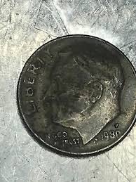 1980 P Roosevelt Error Dime missing clad | eBay