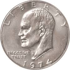 1974-D Eisenhower Dollar, Copper-Nickel Clad | Littleton ...