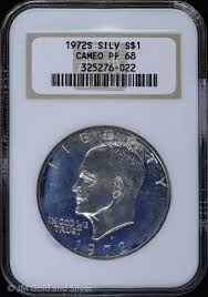 1972-S $1 Proof Eisenhower "Ike" Silver Dollar NGC PF 68 ...