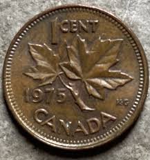 Vintage 1975 Canadian Penny 1 Cent Canada | eBay