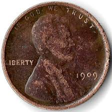 1909 1¢ Lincoln Wheat Cent Coin Penny, 1st Year! Rare, Low ...