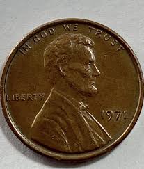1971 Lincoln Penny No Mint Mark 1 Cent Good Circulated ...