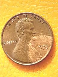 1976 P Lincoln Penny No Mint Mark Major Die BREAK Tongue ...