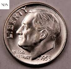 1953 Roosevelt Dime - Gem BU - Better Date - 90% Silver | eBay