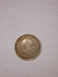 1957 5 PTAS Spanish Marked '74' on Star *Rare Coin* | eBay