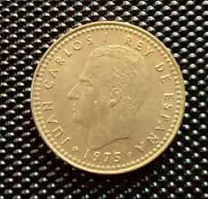 Spain 1975 Una 1 Peseta Juan Carlos I Rey De Espana Foreign ...