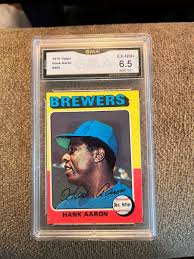 1975 hank Aaron topps #660 graded 6.5 ex-nr mnt hr king | eBay