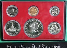 1976 S US Mint Annual 6 Coin Proof Set Bicentennial Year ...