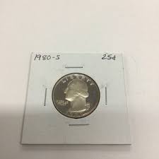 1980-S Washington Quarter Coin, Coin No. 14585, in Protective 2x2 - Etsy
