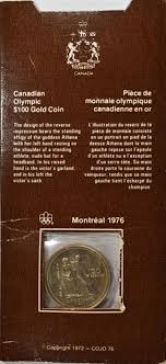 Sold at Auction: 1976 CANADIAN OLYMPIC $100 GOLD COIN