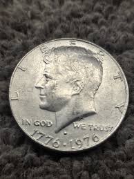 1976-D Kennedy Bicentennial Half Dollar with mint mark in ...