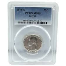 Similar Items to 1976 (S) Silver Bicentennial Quarter MS65
