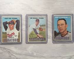 1967,1968,1969 Washington Senators Baseball Cards (assortment of 13) - Etsy