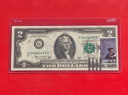 US 2 Dollar Bill 1976 ( CHICAGO G ) Lucky Money Note Stamp ...