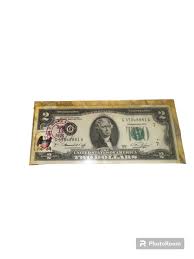 Vintage 1976 Two 2 Dollar Bill First Issue Eagle Stamp ...