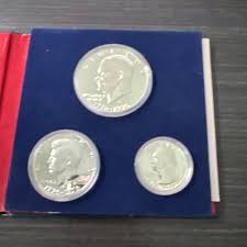 1976 U.S. Bicentennial Silver Proof Set 1776-1976 Commemorative (3) Coin Set | eBay