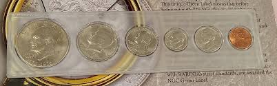 1776-1976 birth year set of US coins bicentennial birthday ...