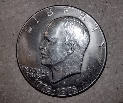 1776-1976 D Eisenhower Liberty Bell Moon TYPE 1 One Dollar US Bicentennial Coin | eBay