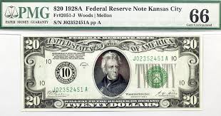 Fr 2051-J Federal Reserve Note Twenty Dollars Series 1928A ...