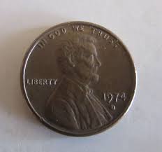 1974 D United States One Cent Coin - Lincoln Memorial - Denver Mint - Circulated | eBay UK