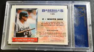 1993 CARLTON FISK TOPPS FINEST REFRACTOR #125 PSA 9 WHITE SOX POP 93 (125) | eBay