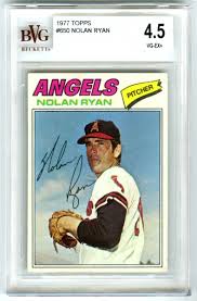 Topps Nolan Ryan Beckett Vintage Grading (BVG) 8.5 Graded ...