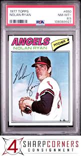 Nolan Ryan 1977 Topps # 650 PSA 8(OC) California Angels 海外 ...