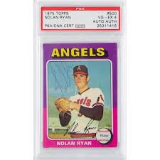 Autographed Nolan Ryan MLB Trading Cards, Autographed ...