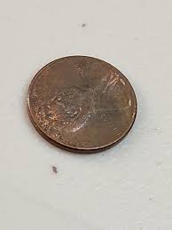 2001 Penny, No Mint Mark, L On The Rim, No Rim On The ...