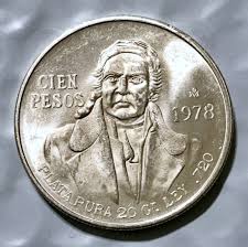 1978 Mexico Silver 100 Pesos Au/Bu - Collectible Investors