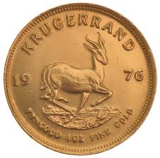 1976 Krugerrand Gold Coin 1oz - $5,403