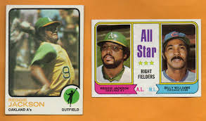 Reggie Jackson 1973 - 1974 Topps 2 Card Lot Oakland Athletics EXMT+ Condition - Etsy