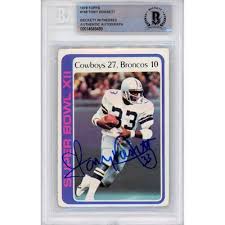 Tony Dorsett Autographed/Signed 1978 Topps #168 Trading Card ...