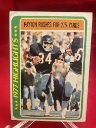 1978 Topps Chicago Bears #3 Walter Payton | eBay