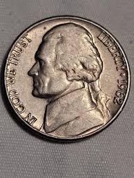 1962 D Jefferson Nickel Error DDO/DDR Circulated Coin | eBay