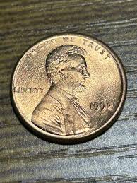 1992 Lincoln Penny With Multiple Lamination error Across The ...