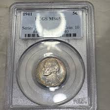 PCGS Certified MS 65 Graded 1941 Year US Jefferson Nickels (1938-Now) for sale | eBay