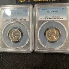 1968 And 1969 S Gem Proof Jefferson Nickels Graded At PR69 for Sale in Port Griffith, PA - OfferUp