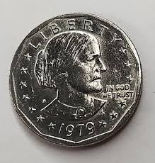 1979 Blob Mint Mark Susan B Anthony $1 One Dollar Coin (SBA ...