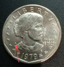 1979 RARE D Susan B. Anthony Dollar (F.G.), RPM "Mint Mark ...
