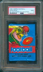 1981 Topps FOOTBALL Trading Card Unopened WAX Pack(Rare 1979 ...