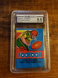 1979 Topps Football wax pack graded GAI 9.5 GEM MINT 🔥 | eBay