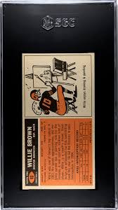 Willie Brown 1965 Topps #46 SGC 7 | Hollywood Collectibles